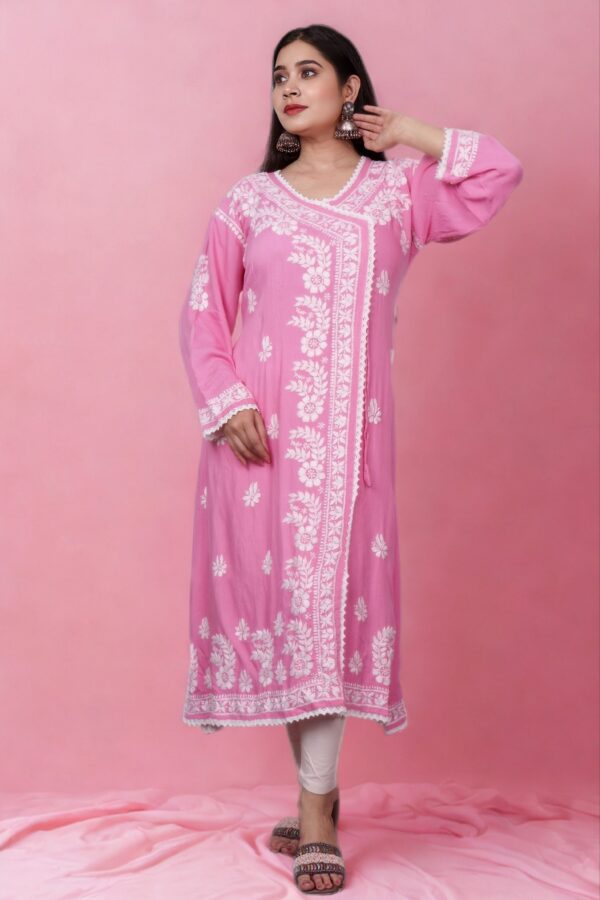Aangrakha Chikankari Kurti - Image 2