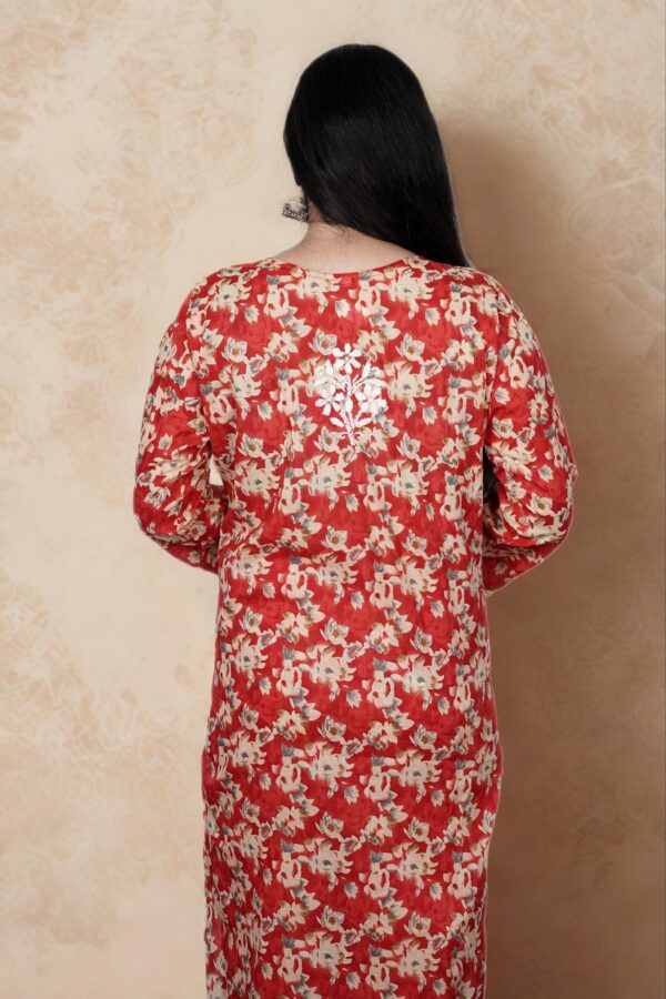 Mulmul Chikankari Kurti Set - Image 2