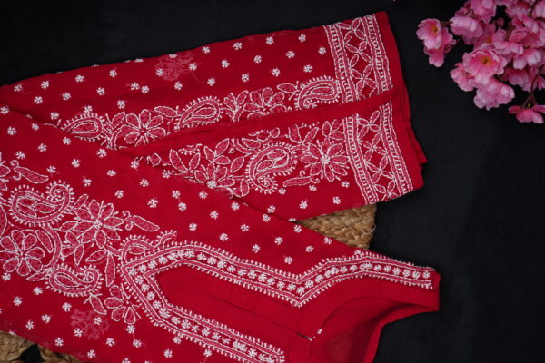Panel Keel Red Kurti - Image 2