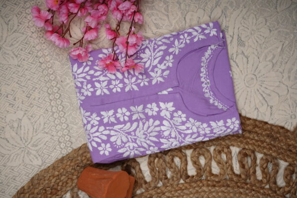 Rayon Purple Kurti