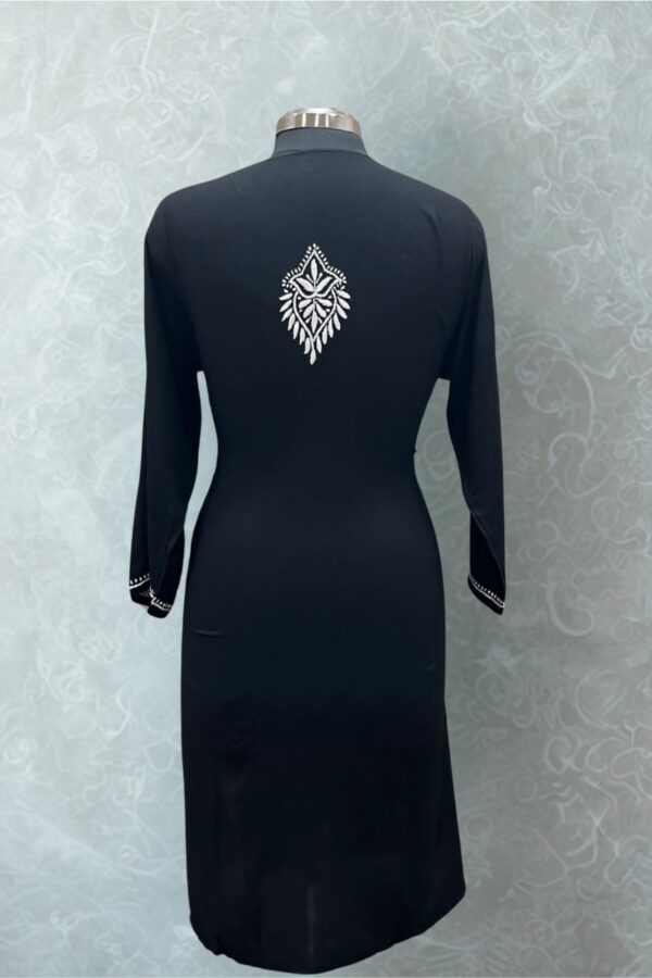 Black Chikankari Kurti
