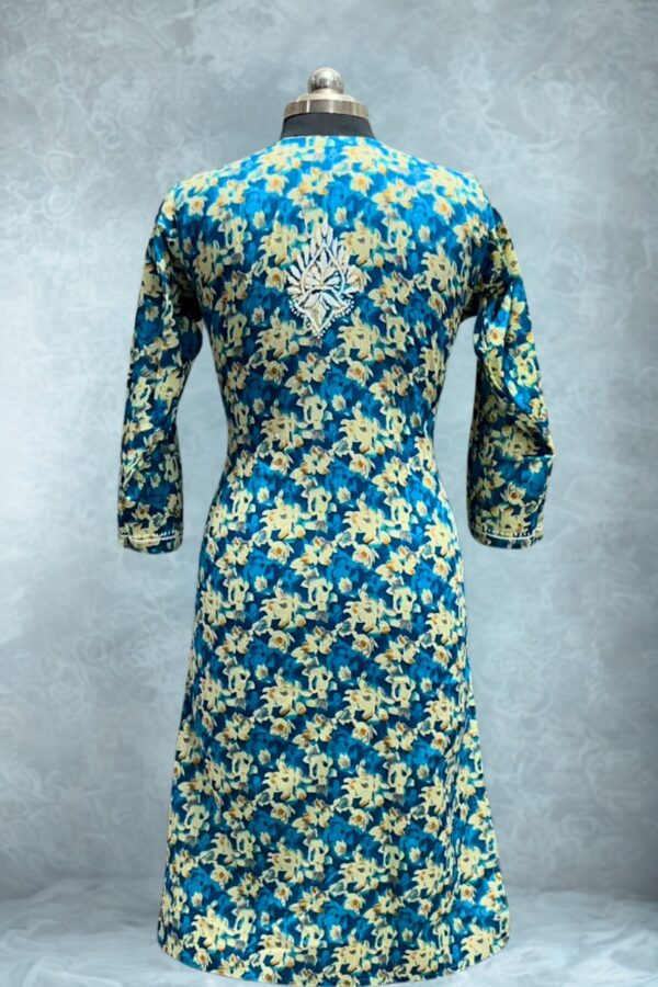 Floral Chikankari Kurti